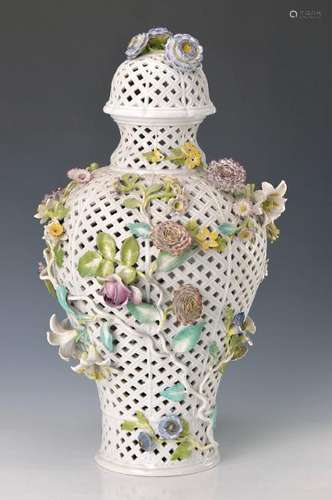 extraordinary large Potpourri-vase, Meissen, around