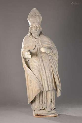 live-sized figure of a saint, probably Bohemia