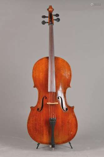 Cello, Italy, around 1890-1900, with label Eugenio