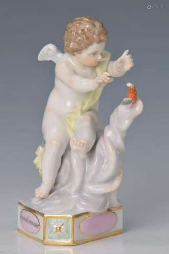 porcelain figurine: Devisenkind, Meissen, Je prends mon