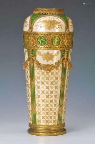 vase after Sevres model, Paris, around 1880, with