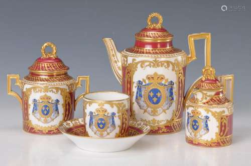 Dejeuner, Limoges after Sevres-model, 20th c.,coffee