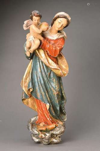 figure of a saint, probably Italy, 20th c., mother of