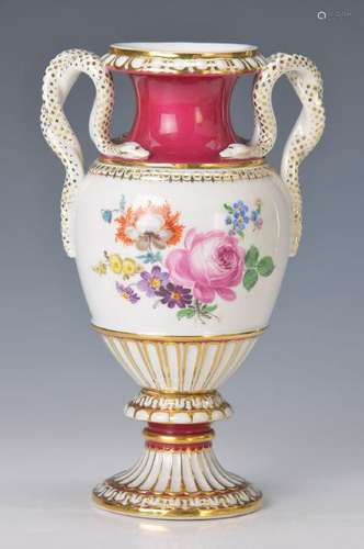 double handle vase, Meissen, around 1924-33, porcelain