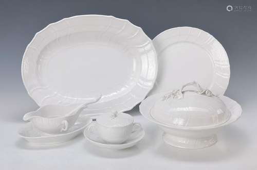 Dinner set, KPM Berlin, 20th c., 2. choice, Neuosier