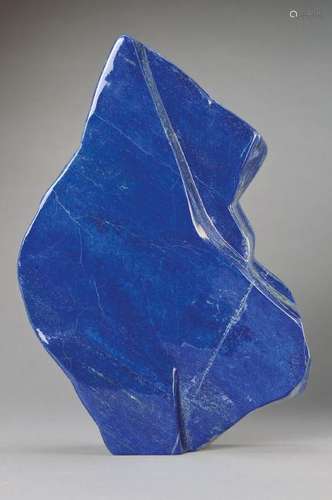 Particularly large, heavy lapis lazuli platter