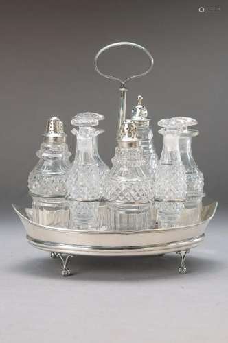 Menagere, London, before 1828, Sterling silver