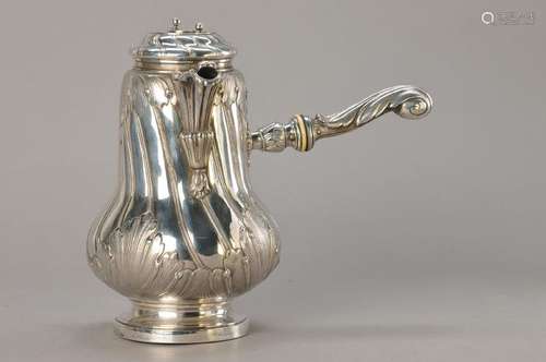 Silver Chocolate pot, J.C. Klinkosch, purveyorto the