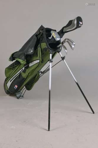 Golf bag with 5 golf clubs for children, 'US. Kids Golf