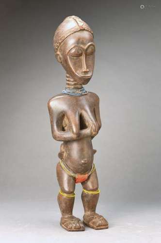 Sculpture, Fante/Ghana, approx. 50 years old, hardwood