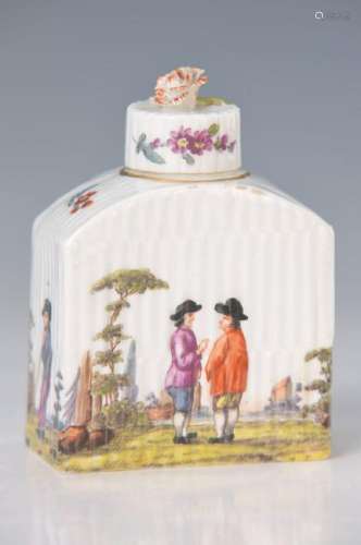 Small tea caddy, Meissen, around 1774-1814 Marcolini