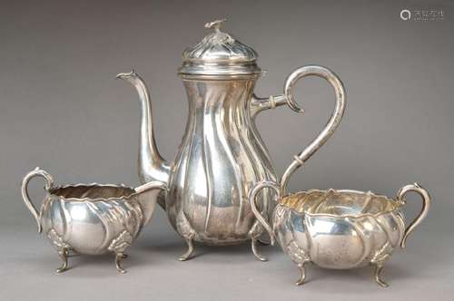 center piece, Copenhagen, around 1940/50, 830 silver: C