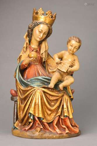 figure of a saint, Corazza Meran, 20th c., mother of