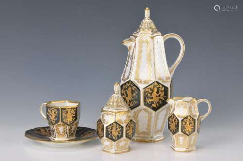 Dejeuner, Fraureuth, Dresden, 1960s, coffee pot, milk