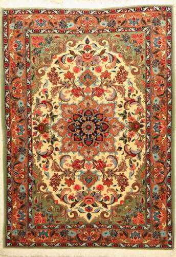 Ghom Rug, Persia, approx. 30 years, wool, approx. 152