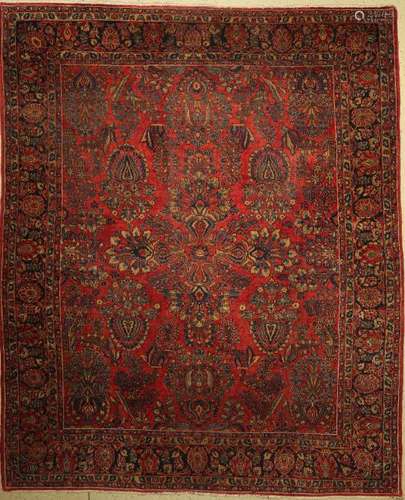 US Sarogh Carpet, Persia, around 1900, wool oncotton