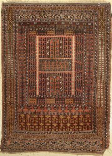 Saryk 'Engsi' antique Rug, Turkmenistan, late 19th