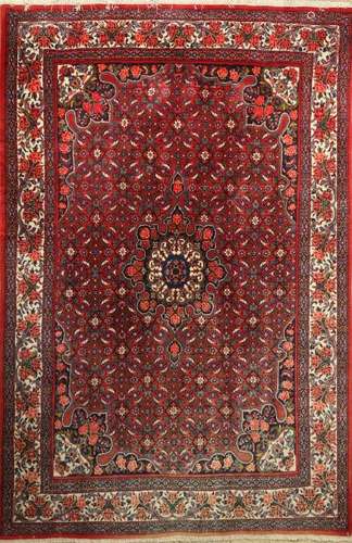 Rosenbidjar old Carpet, Persia, approx. 50 years, wool