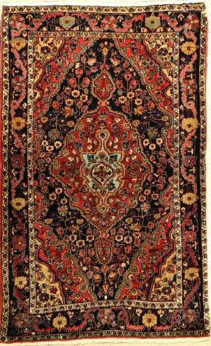 Djosan antique Rug, Persia, c. 1930, cork wool