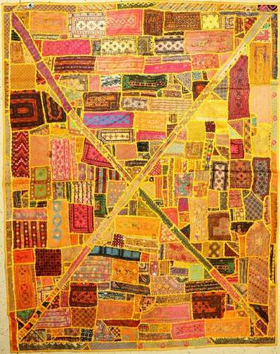 Indian Patchwork, India, approx. 50 years, cotton