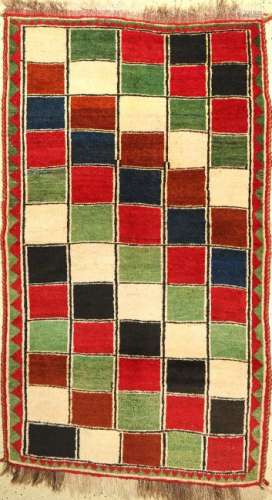 Gabbeh old Rug, Persia, approx. 60 years, woolon wool