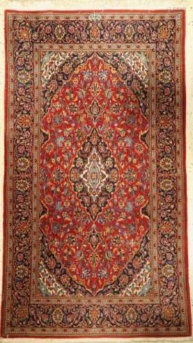 Keschan Sign Rug: Shadsar, Persia, approx. 40 years,