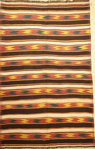 Ersari Kilim, Turkmenistan, around 1930, wool on wool