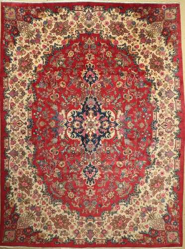 Mesched fine signed Carpet, Persia, approx. 50years,