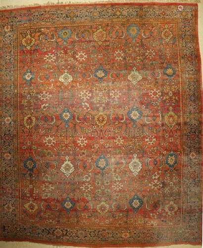 Sarogh Mahal antique Carpet, Persia, late 19thcentury