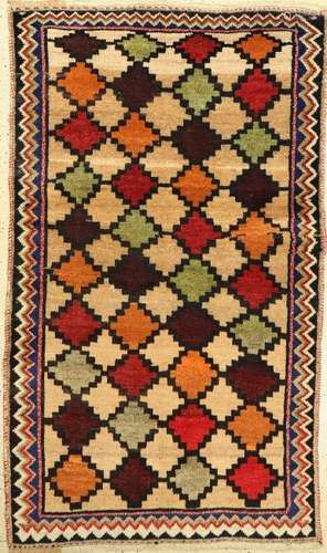 Gabbeh old Rug, Persia, approx. 60 years, woolon wool