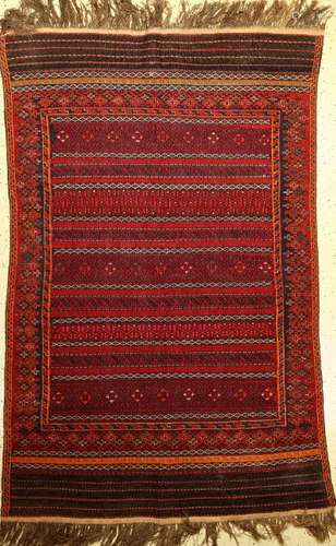 Sumagh Baluch, Persia, around 1950, wool on wool