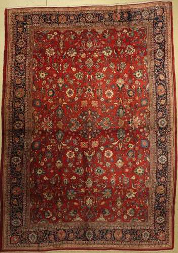 Sarogh old Carpet, Persia, approx. 60 years, wool on