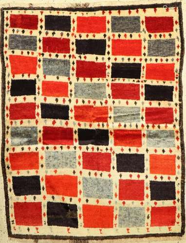 Gabbeh old Rug, Persia, around 1920, wool on wool