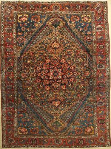 Bachtiar old Carpet, Persia, approx. 60 years,wool on