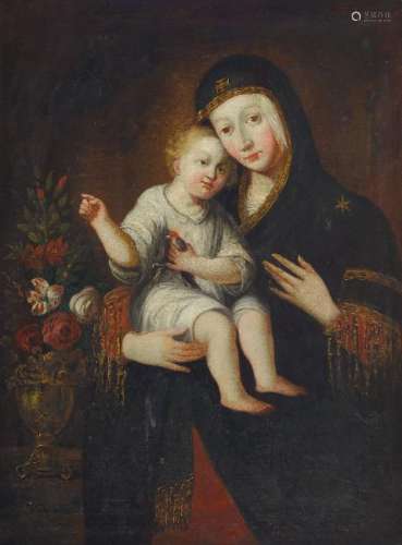 Southern German painter, 17th cent., Madonna with Child