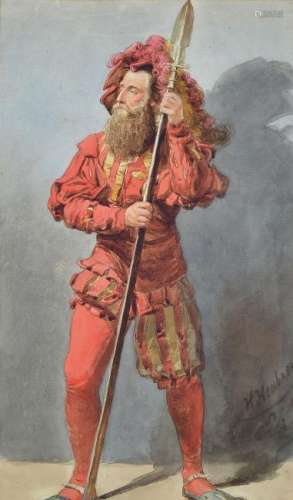 Hermann Heubner, 1843 Leipzig-1915, medieval guardian