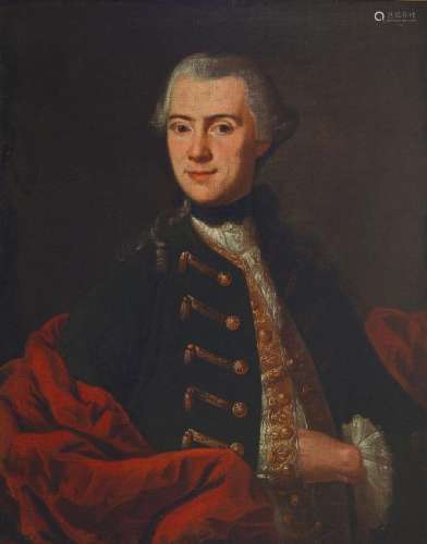 Unknown artist of the rococo, around 1780, portrait of
