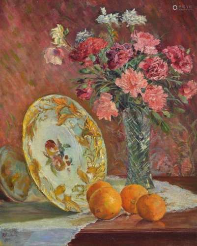 Richard Enders, 1894-1973, still life with carnations