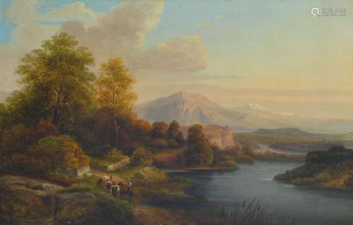 Unknown artist, 2nd half of the 19th century, view over