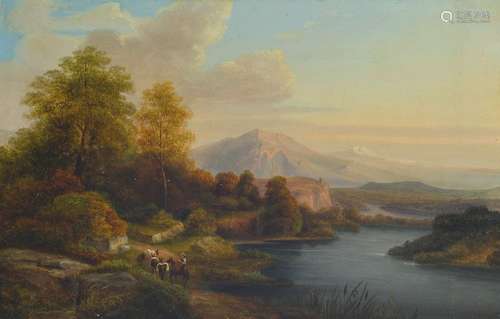 Unknown artist, 2nd half of the 19th century, view over