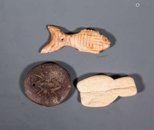 GROUP OF 3  EGYPTIAN AMULET