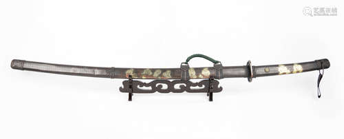 A 19th Century Japanese Katana, marked 