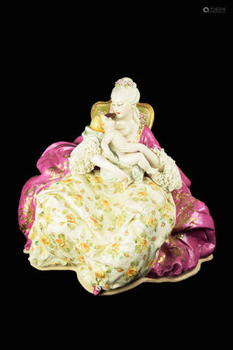 An Italian Principe Hand Made Porcelain Figurine 