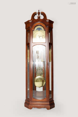 An Extra Large Trapezoidal Closet Style Grandfather Clock