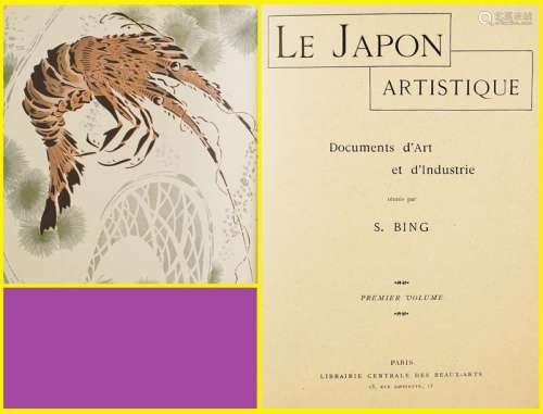 BING (S.). Le Japon artistique. Documents d'art e...