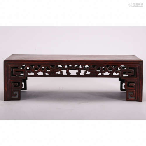 CHINESE ROSEWOOD TEA TABLE