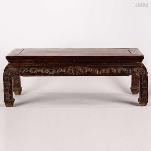 CHINESE HARDWOOD TEA TABLE