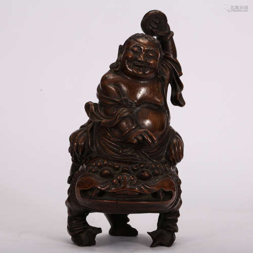 CHINESE BAMBOO CARVED LIUHAI
