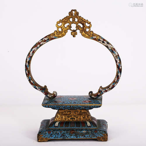 CHINESE CLOISONNE STAND