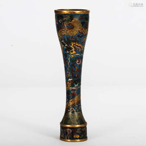 CHINESE CLOISONNE BRUSH STEM